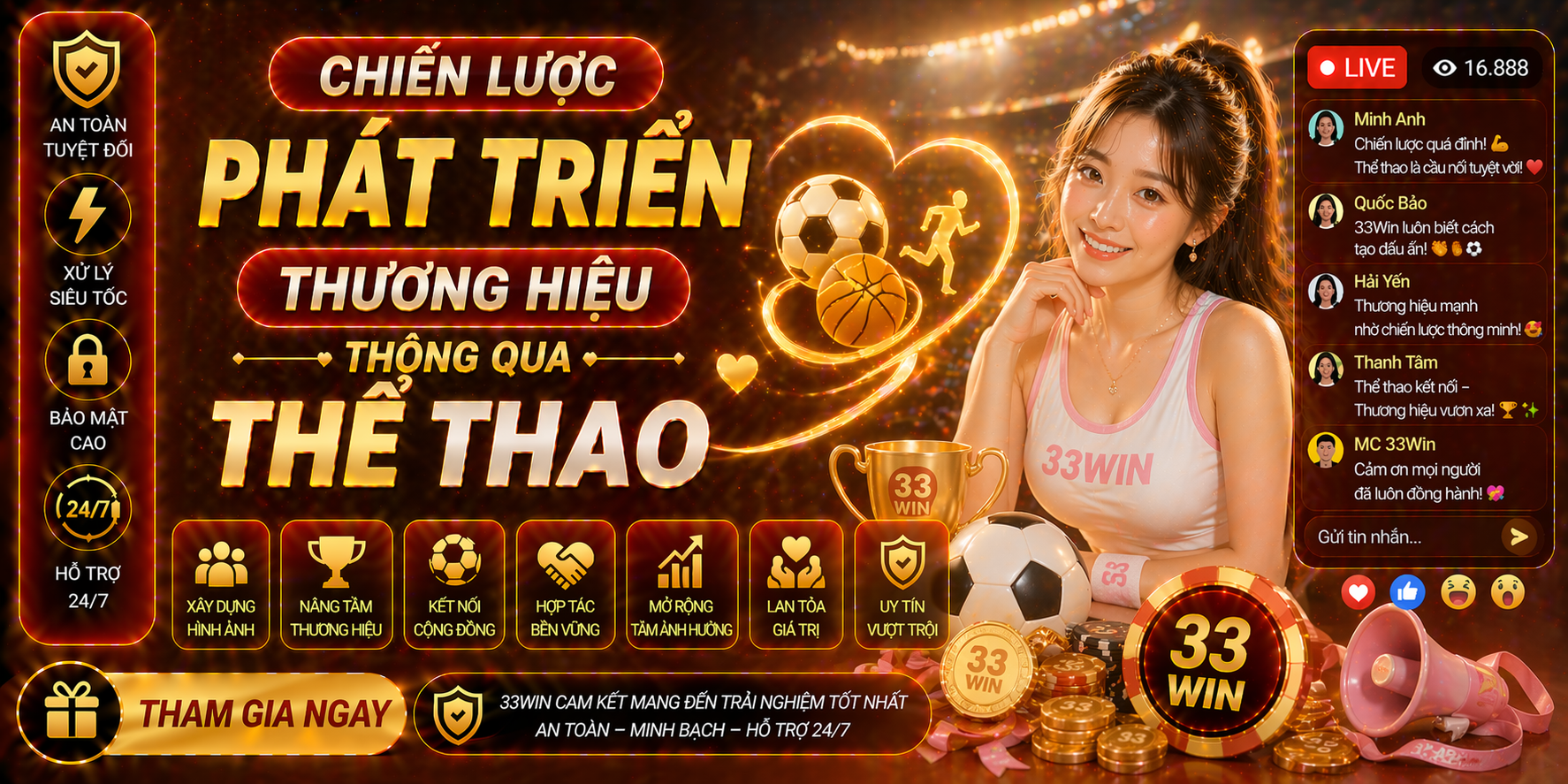 Chiến lược phát triển thương hiệu thông qua thể thao