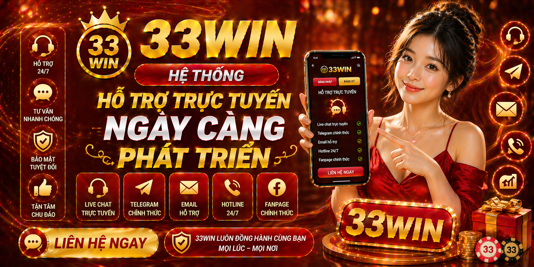 Hệ thống hỗ trợ trực tuyến ngày càng phát triển