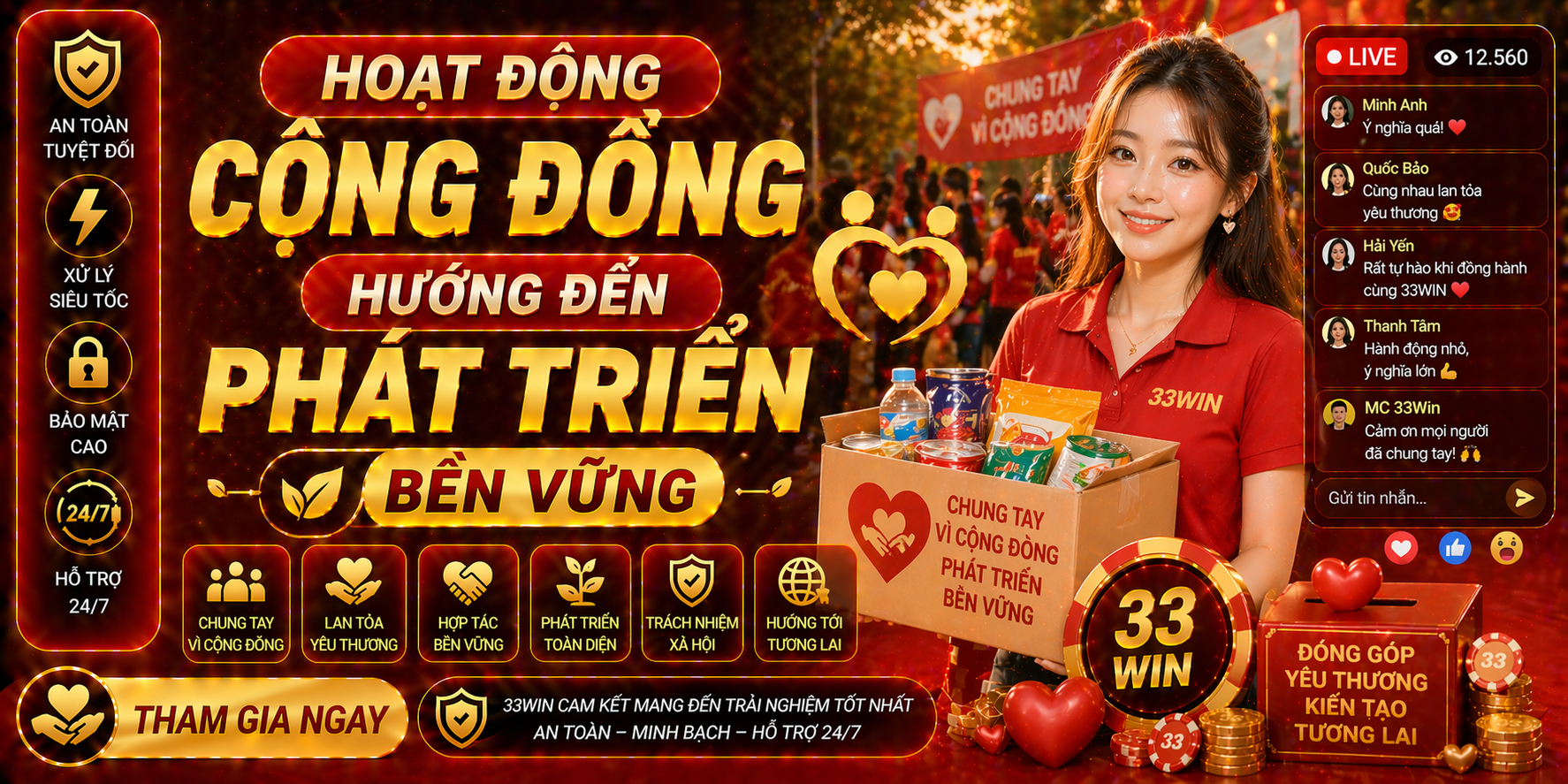 Hoạt động cộng đồng hướng đến phát triển bền vững
